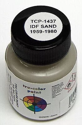 Tru-Color 1437 Tank Sand 1959-1980 Solvent Based Acrylic Paint 1oz