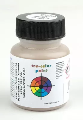 Tru-Color 860 Brushable Flat Medium Flesh 1 oz. Acrylic Model Paint