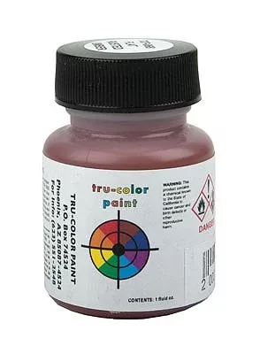 Tru-Color 868 Brushable Flat Rusted Umber 1 oz. Solvent Based Acrylic Model Paint
