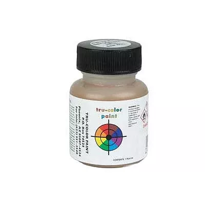 Tru-Color 879 Brushable Flat Yellow Ochre Leather 1 oz. Acrylic Model Paint