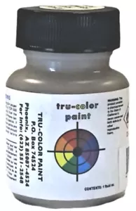 Tru-Color 880 Brushable Flat Chocolate Brown 1 oz. Acrylic Model Paint