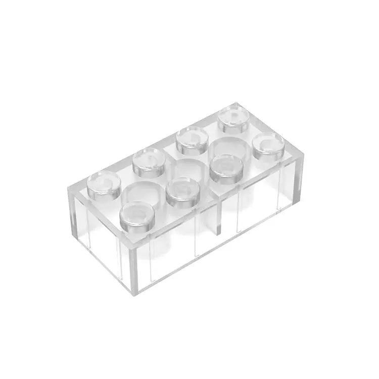 TTEHGB TOY Classic Bulk Brick Block 2x4, Full Transparency,