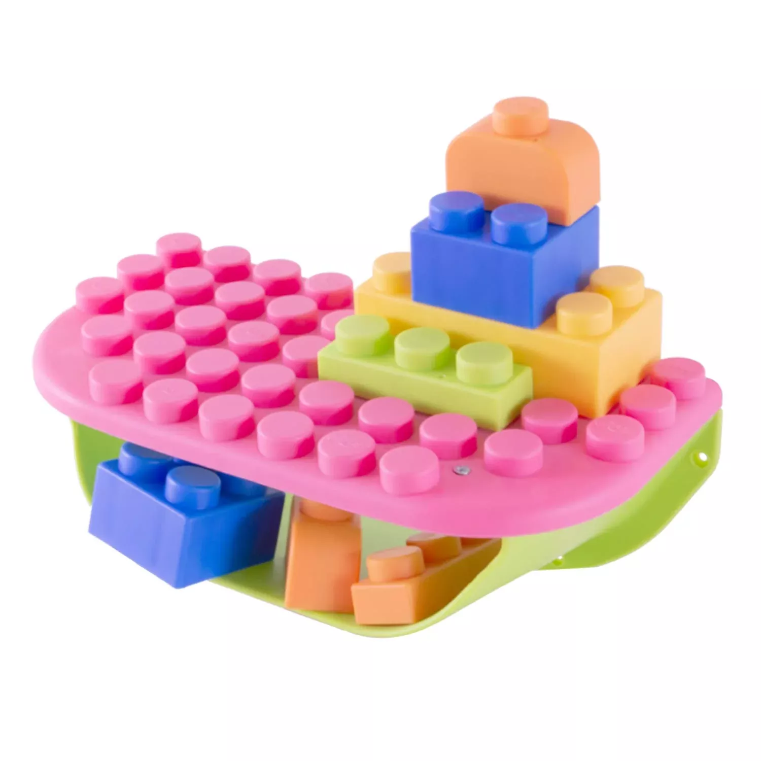 Uniplay Building Blocks Daycare Play Shelf With Storage 11 Piece Set,
