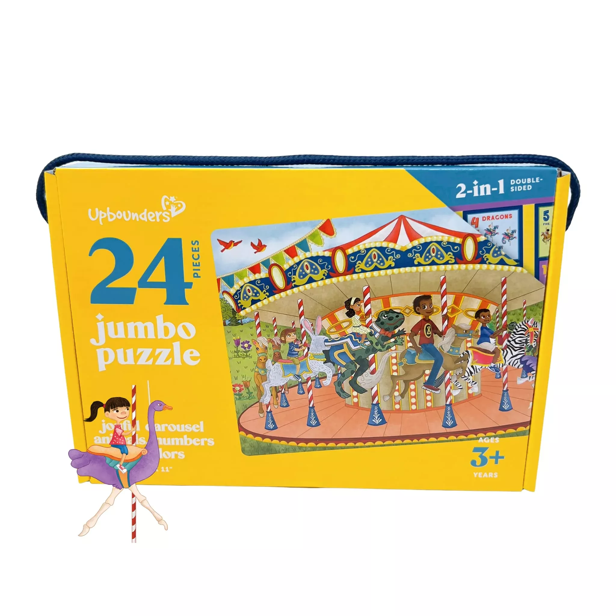 Upbounders Joyful Carousel 24 Piece Puzzle Multi Color Educational Toy