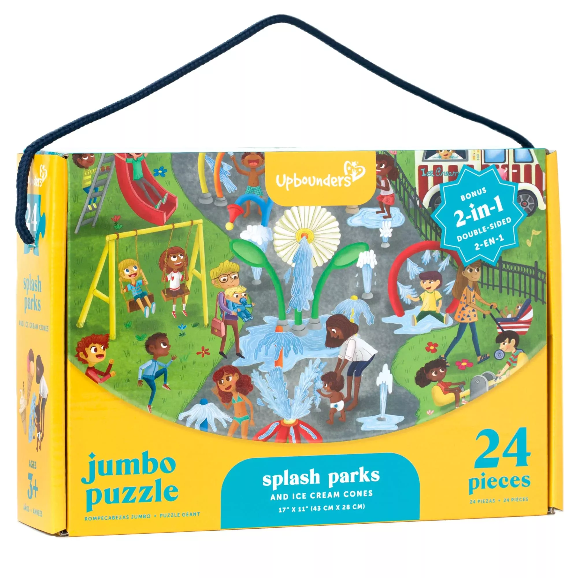 Upbounders Splash Parks And Ice Cream Cones - Double-Sided 24 Piece Ki