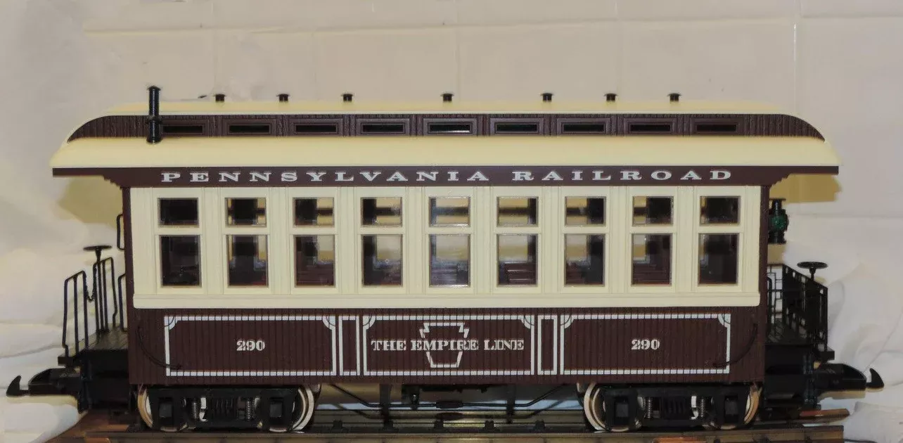 USA Trains R30502 G Gauge Observation Car Pennsylvania PRR #290 - NOS