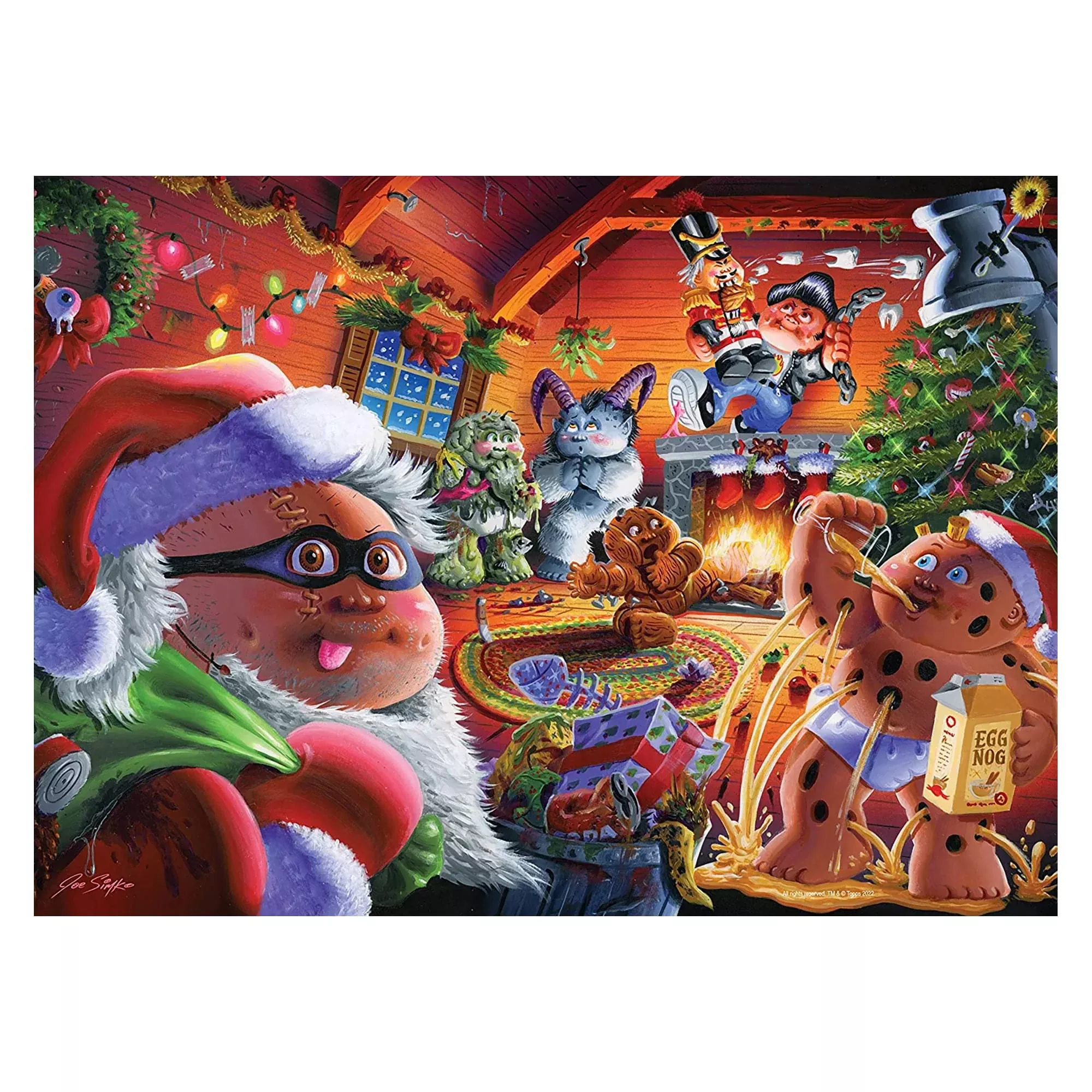 USAOPOLY Garbage Pail Kids Wreck the Halls Puzzle 1000 Pieces Mult
