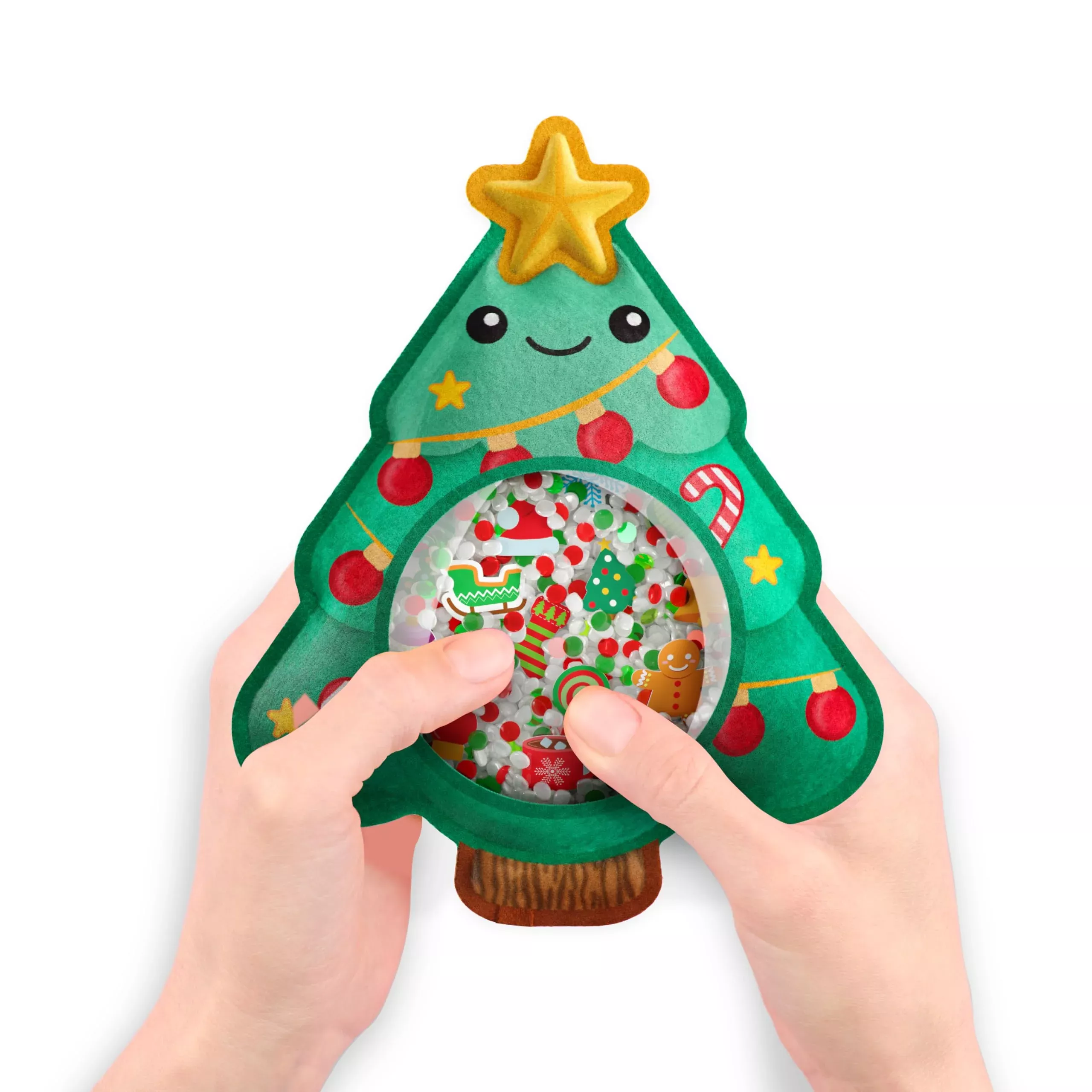 Vango BIZYBOO Handheld Scavenger Hunt Toy Red Christmas Series