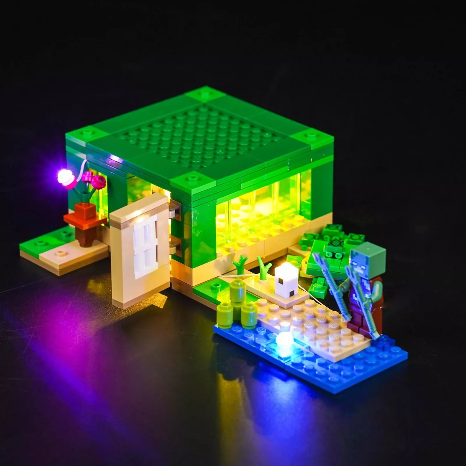 VONADO LED Light Kit for LEGO The Turtle Beach House 21254, 4.