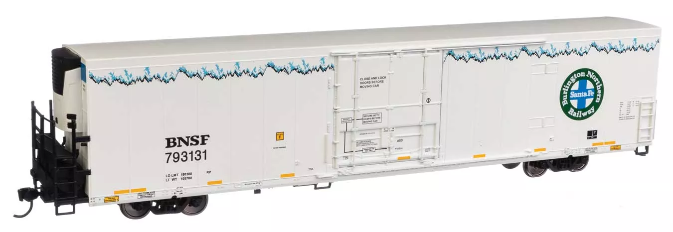 Walthers 910-4113 HO Scale 72' Modern Reefer BNSF 793131