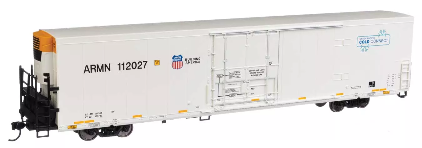 Walthers 910-4125 HO Scale 72' Modern Reefer Union Pacific "Cold Connect" ARMN 112027