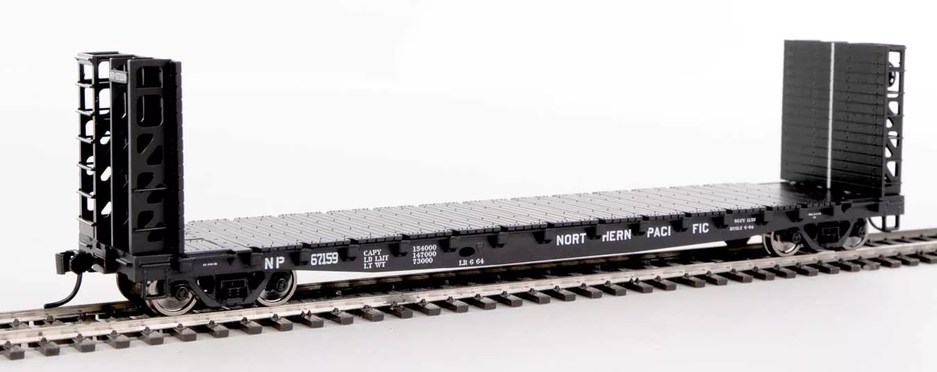 Walthers 910-5912 HO GSC Bulkhead Flatcar Northern Pacific NP 67159