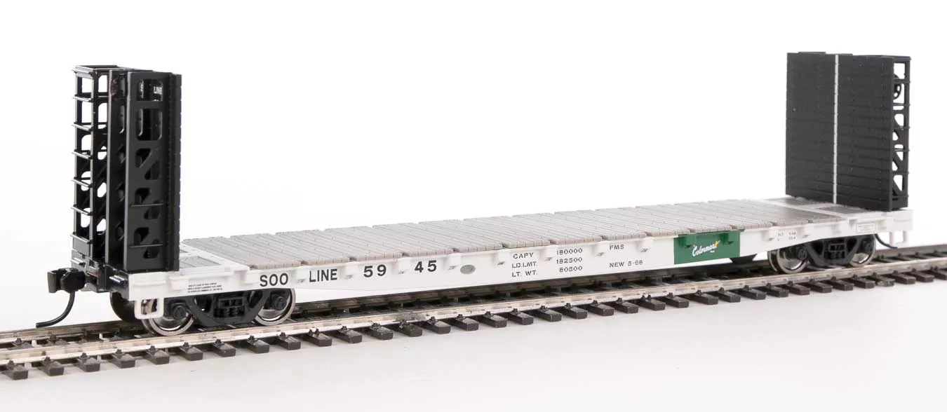 Walthers 910-5915 HO GSC Bulkhead Flatcar SOO Line 5945