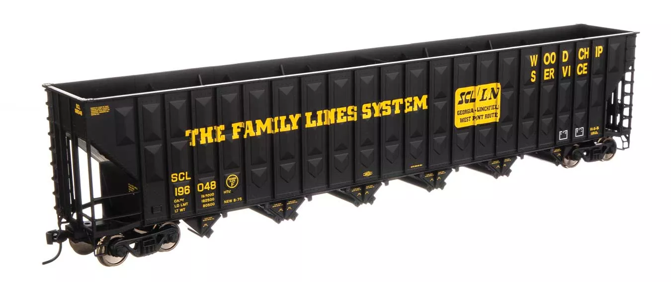 Walthers 910-6774 HO Scale Greenville 7,000 Cu Ft Woodchip Hopper L&N 196084
