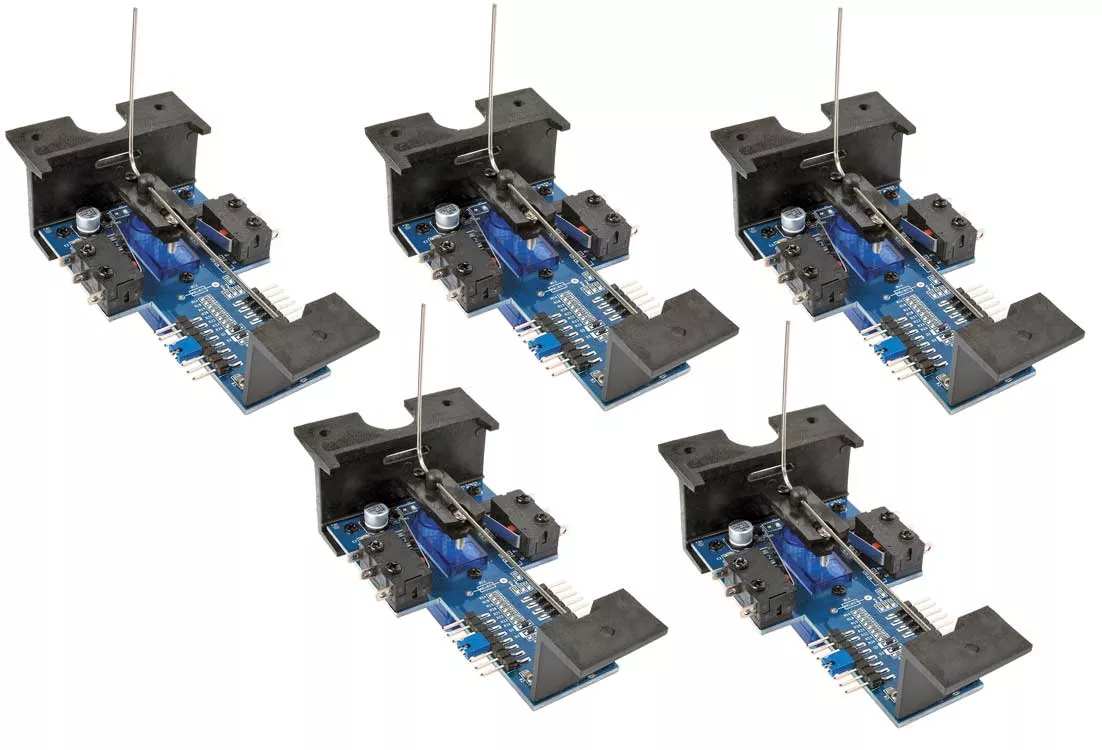 Walthers 942-502 Layout Control System Horizontal Switch Machine 5-Pack