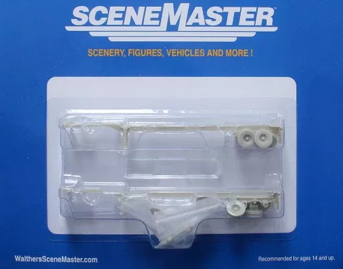 Walthers 949-4550 HO Scale 40' Container Chassis - Undecorated 2 Pack