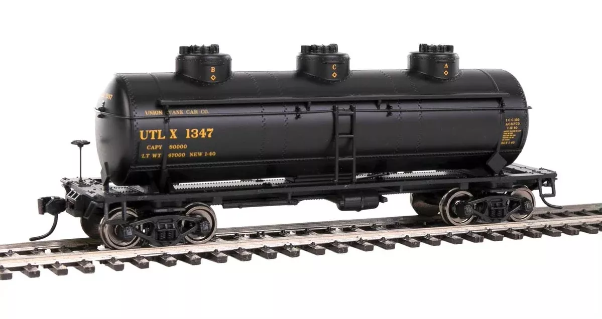 Walthers Mainline 910-1144 HO Scale 3 Dome Tank Car UTLX 1347