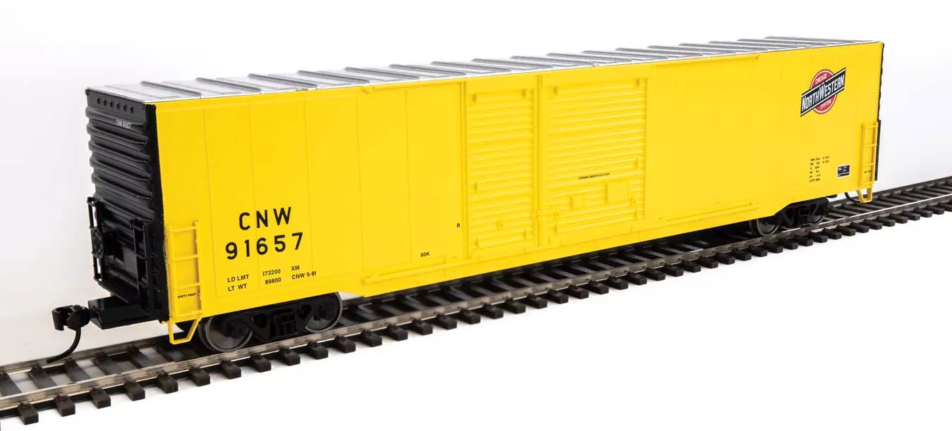 Walthers Mainline 910-3225 HO Scale 60' PS Auto Parts Boxcar Chicago & North Western CNW 91657