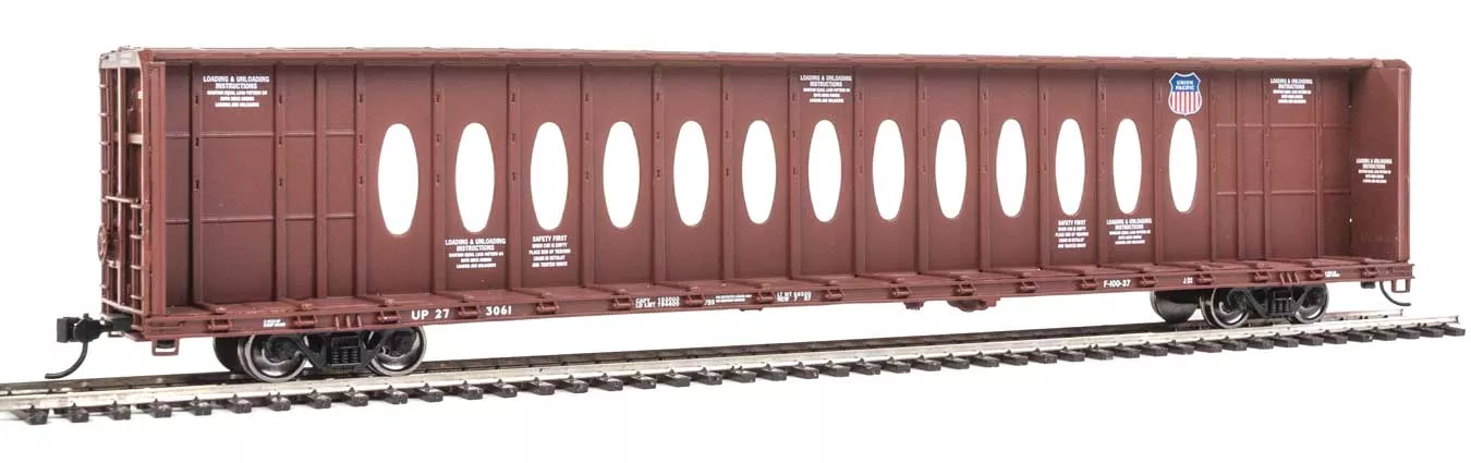 Walthers Mainline 910-4817 HO Scale 72' Centerbeam Flatcar Union Pacific UP 273061