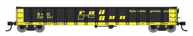 Walthers MainLine 910-6204 53' Gondola ex-Railgon Chessie System B&O 350380 - USED