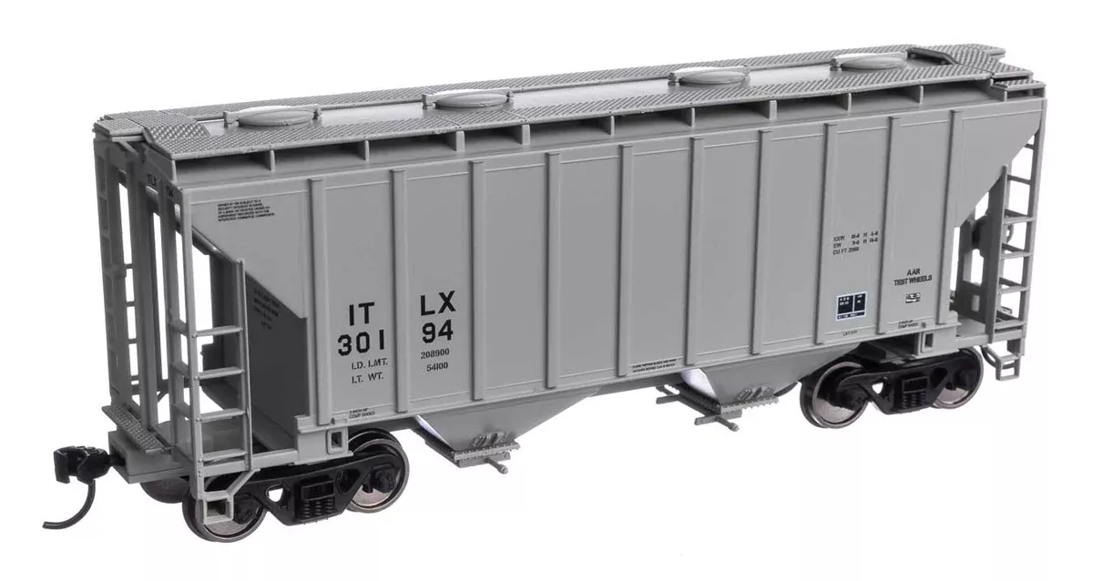 Walthers Mainline 910-7991 HO Scale 37' 2980 Cu-Ft 2-Bay Hopper GE Rail Services ITLX 30194