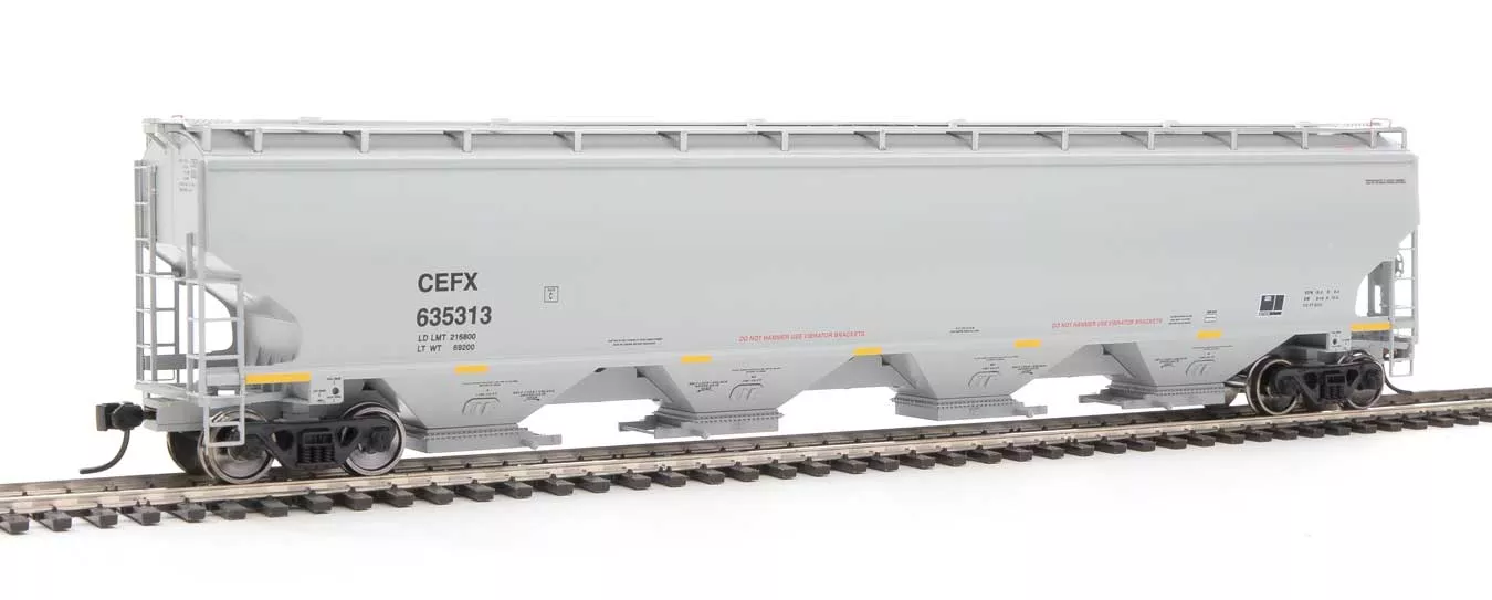 Walthers Proto 920-105853 HO Scale 67' Trinity 6351 4 Bay Hopper CEFX 635313