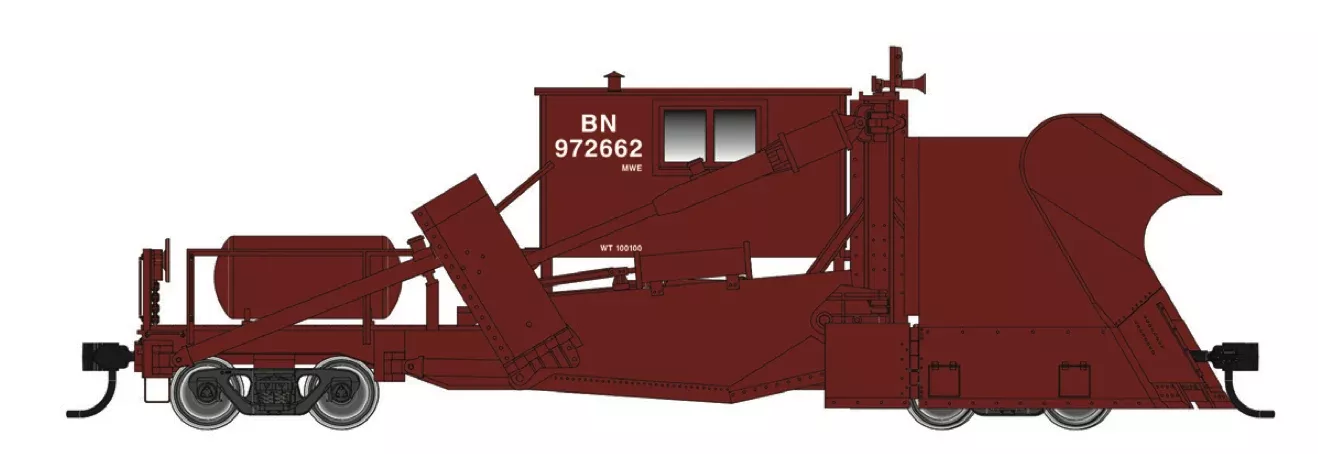 Walthers Proto 920-110127 Jordan Spreader Burlington Northern BN 972662