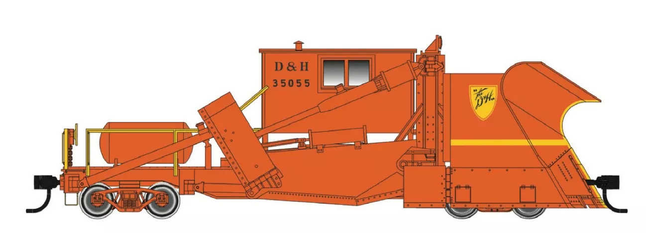 Walthers Proto 920-110128 Jordan Spreader Delaware & Hudson D&H 35055