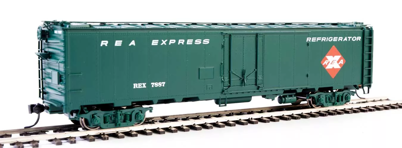Walthers Proto 920-17322 HO Scale 50' Express Reefer Railway Express REX 7887