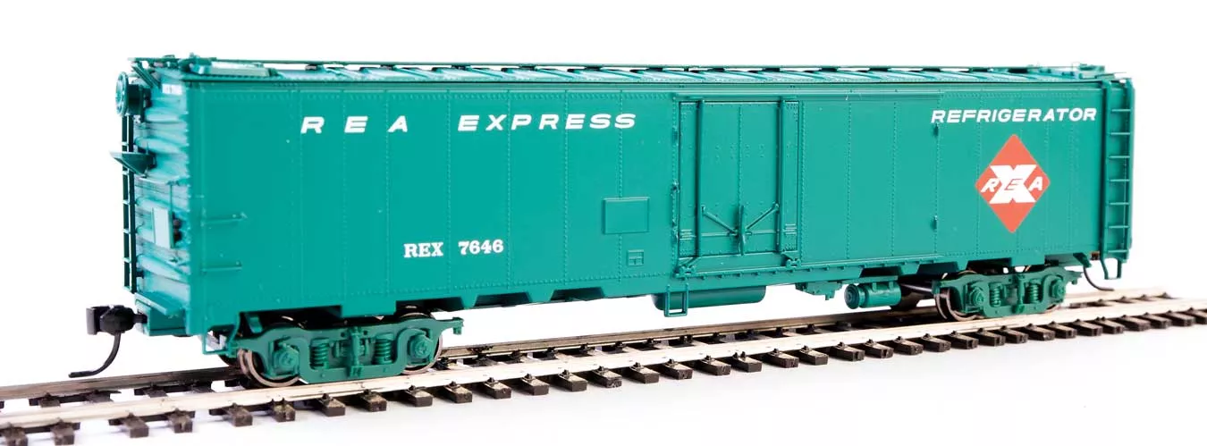 Walthers Proto 920-17324 HO Scale 50' Express Reefer Railway Express "Light Green" REX 7646