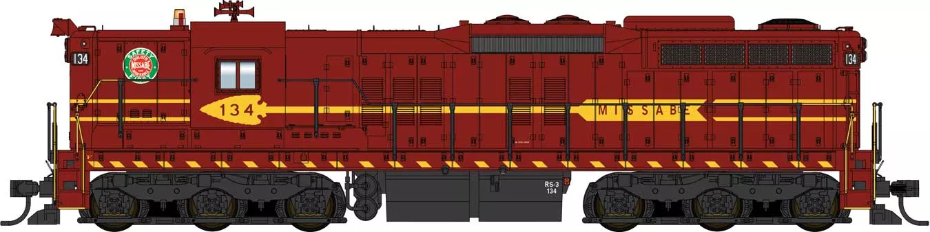 Walthers Proto 920-48708 HO Scale EMD SD9 DM&IR 144 "Arrowhead Scheme"