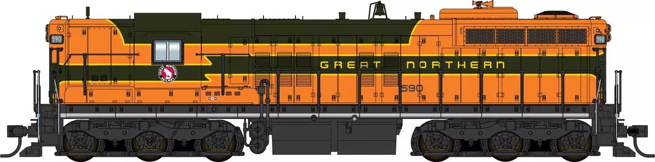 Walthers Proto 920-48710 HO Scale EMD SD9 Great Northern GN 596
