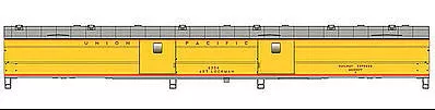 Walthers Proto 9201 HO Scale 85' ACF Baggage Car Union Pacific(R) Heritage Fleet - Ready to Run - Standard -- Union Pacific(R) #6334 "Art Lockman" (Armour Yellow, gray)