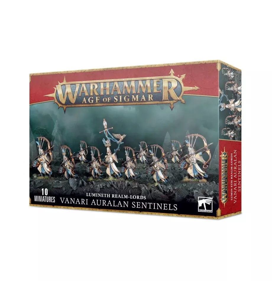 Warhammer Age of Sigmar (87-58) Lumineth Realm-Lords Vanari Auralan Sentinels