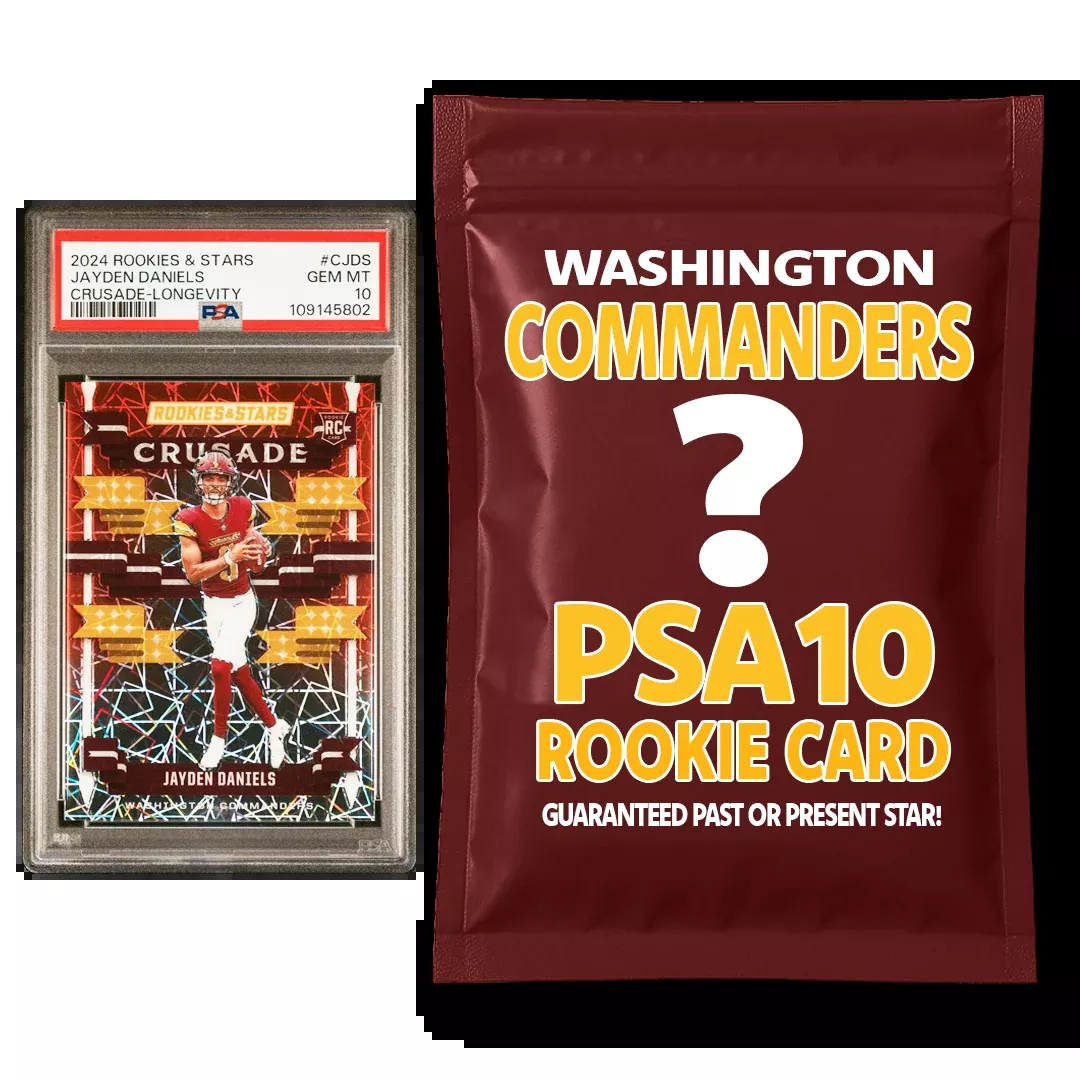Washington Commanders PSA 10 Graded Rookie Card Mystery Pack