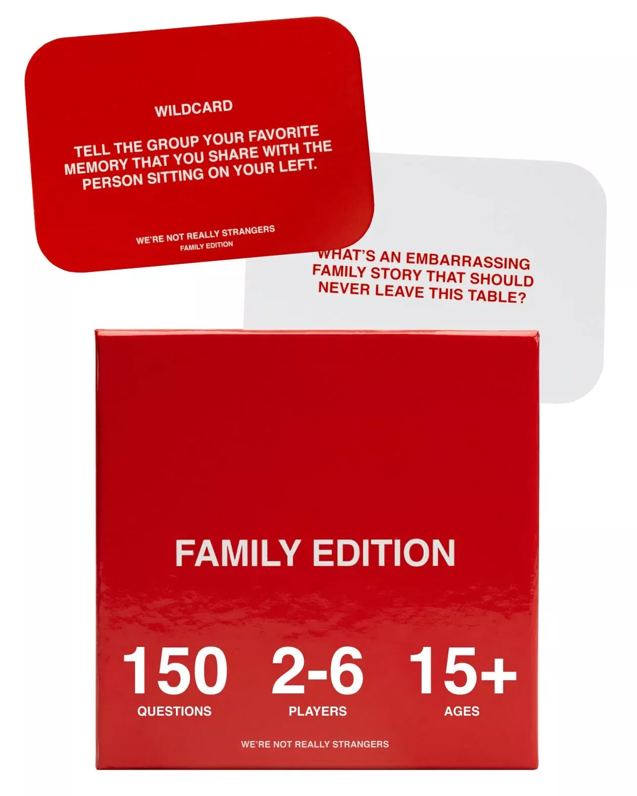 WE'RE NOT REALLY STRANGERS Family Edition Card Game - Multi, 150 Cards