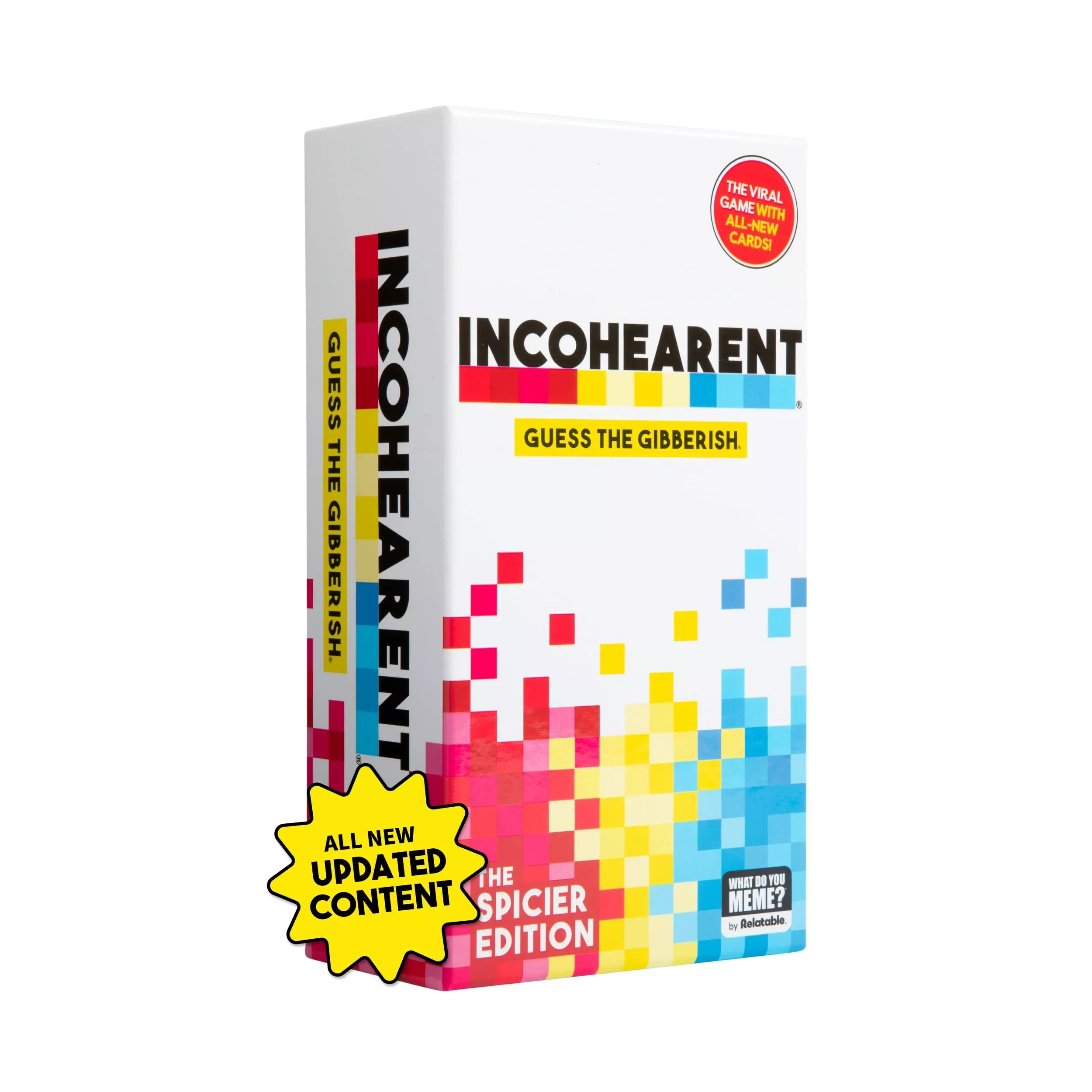 WHAT DO YOU MEME? Incohearent Party Game - 400 Cards, Multi-colored, F