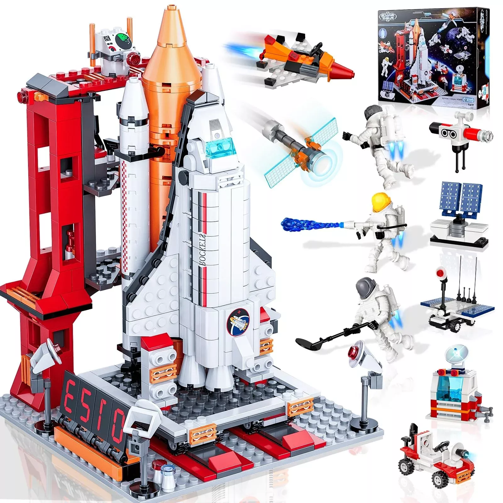 Wideland Space Exploration Shuttle Toys Gifts For 6 7 8 9 10 11 12 Yea