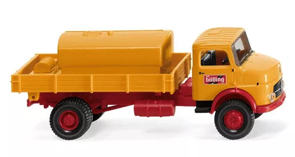 Wiking 043802 1/87 Scale Bolling - Mercedes-Benz Flatbed Truck