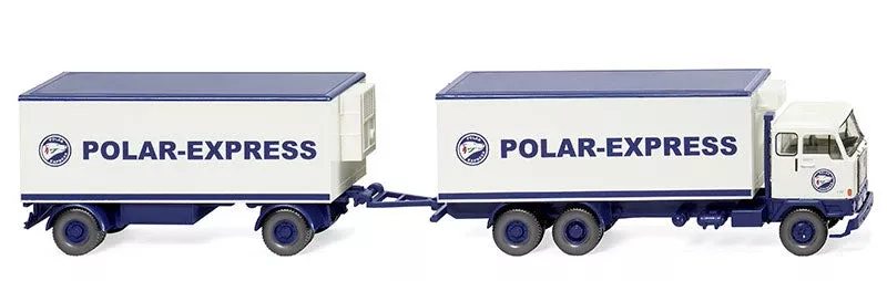 Wiking 045704 1/87 Scale Polar-Express - Volvo F88 Refrigerated Road Train High