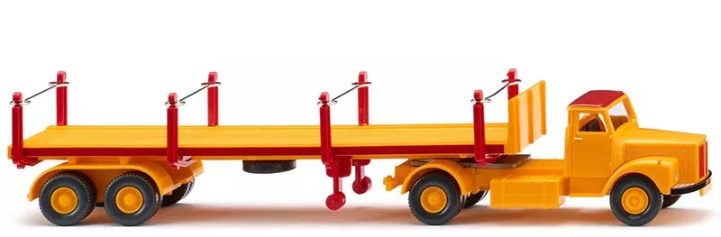 Wiking 051844 1/87 Scale Scania Stanchion Trailer Truck