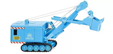 Wiking 89706 HO Scale 1954-1956 Menck Excavator - Assembled -- Light Blue