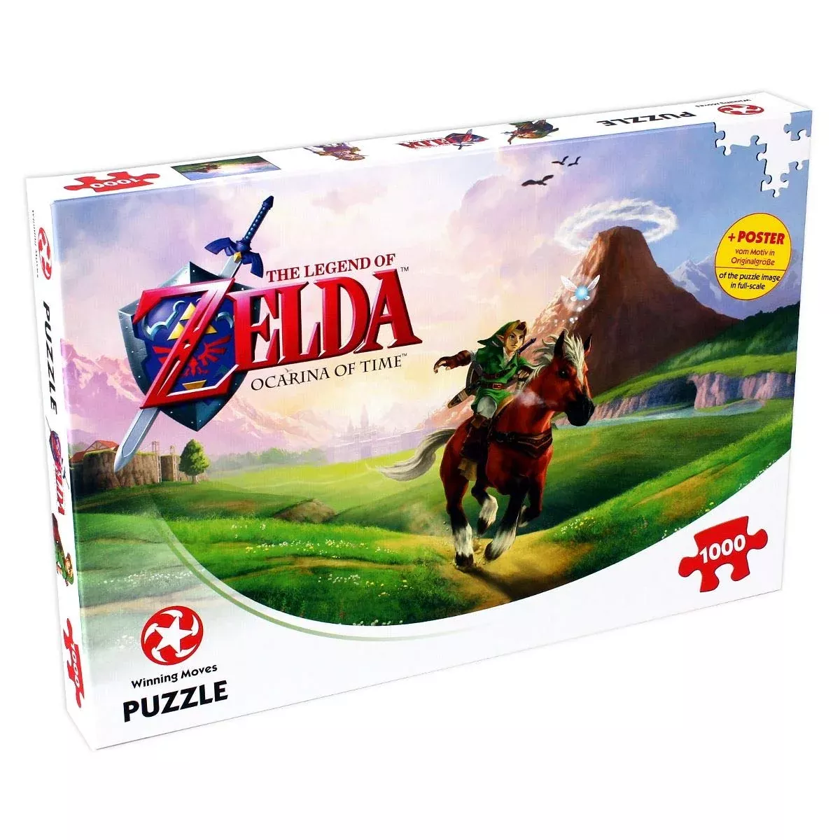 Winning Moves Zelda Ocarina Of Time 1000 Piece Jigsaw Puzzle Game, Pie