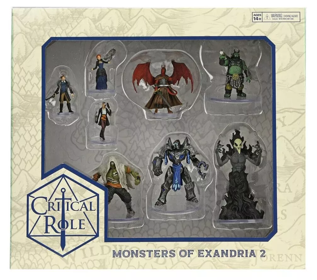 WizKids Critical Role Monsters of Exandria Figures Set 2 - 3" Blue