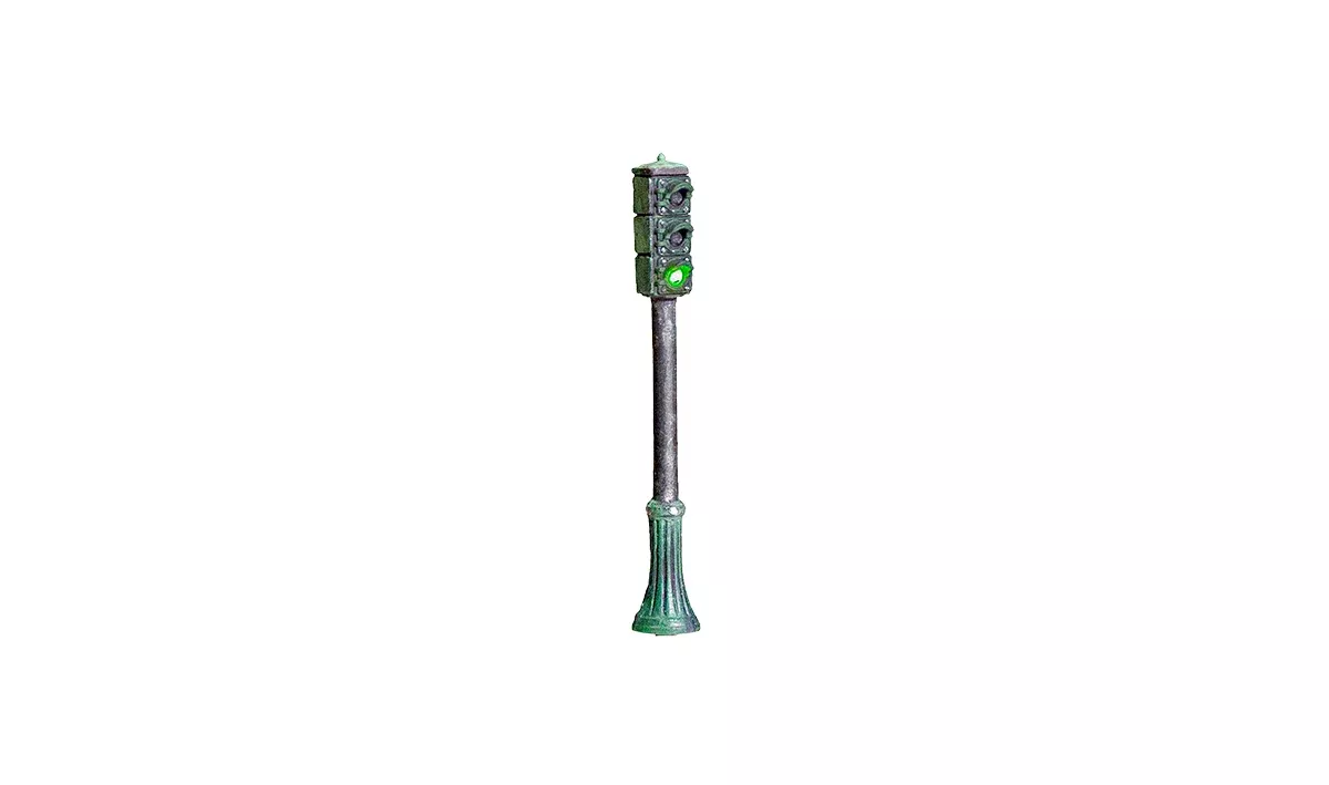 Woodland JP5664 O Scale Just Plug Pedestal Traffic Lights