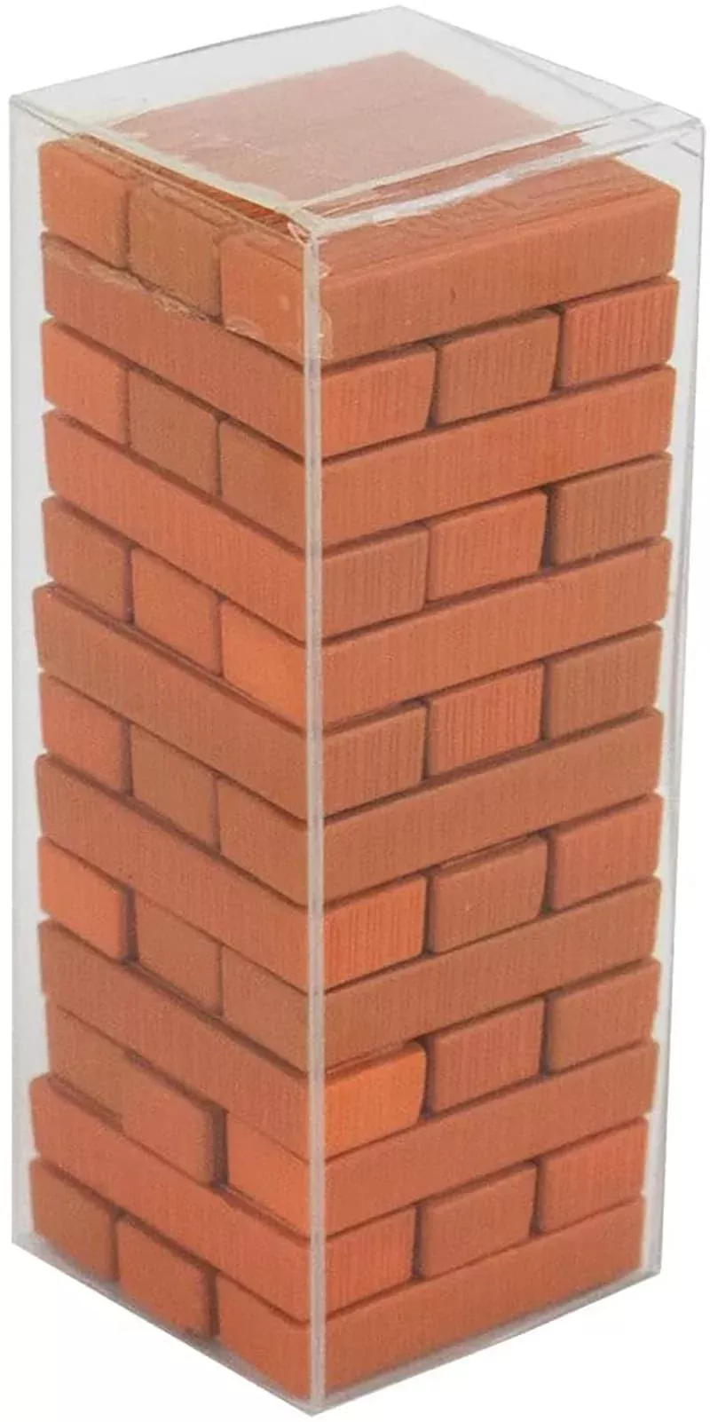 World's Smallest Jenga Miniature Game - Brown - 39 Blocks