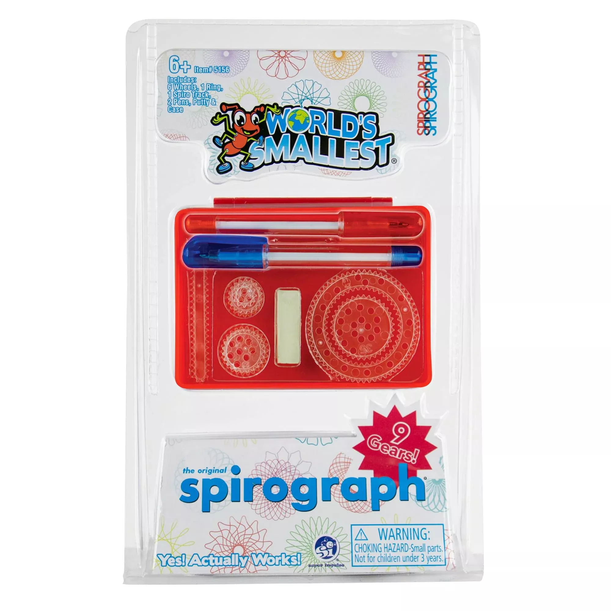 World's Smallest Spirograph Drawing Kit - Small, Complete Set