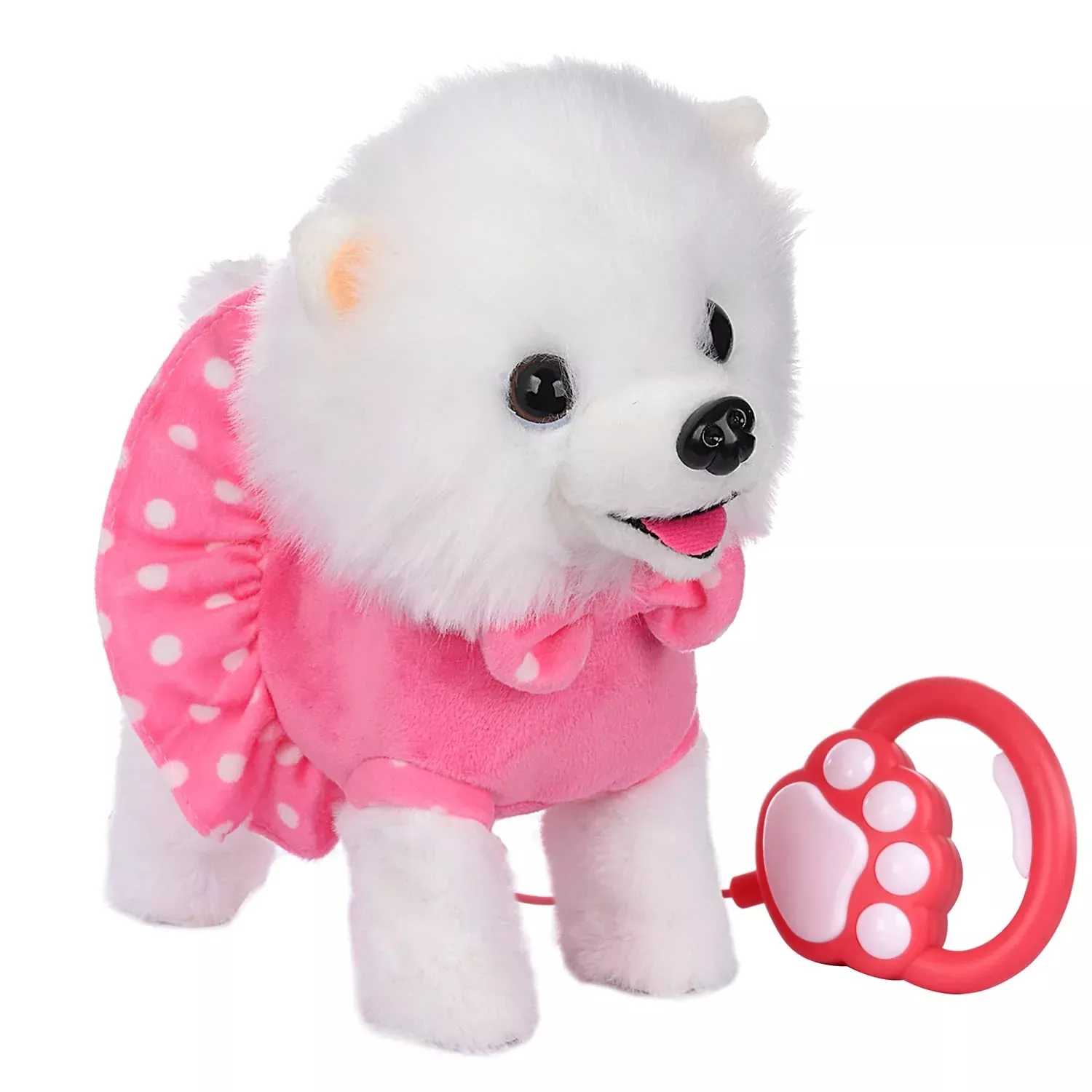 WorWoder Interactive Plush Dog Toy - Singing, Walking, Barking, Remote