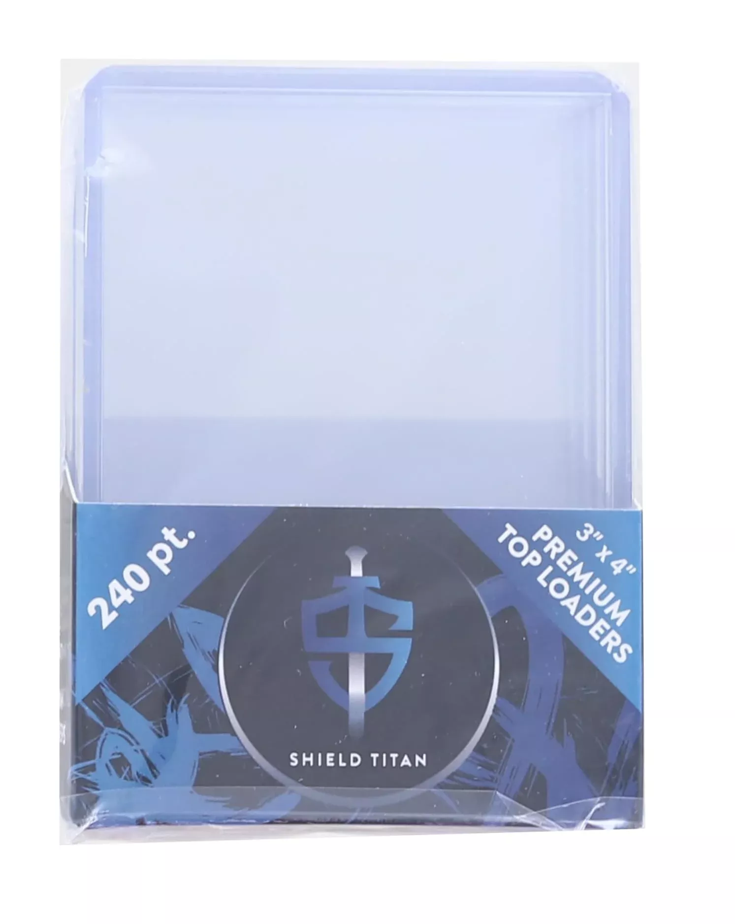 Wozniak Shield Titan Premium Top Loaders for Trading Cards, 240pt,