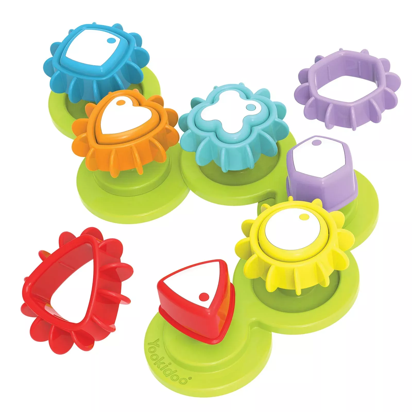 Yookidoo Shape 'N' Spin Gear Sorter - Blue, Small, Ages 1